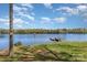 This home features a backyard leading up to a lake and a private dock at 19650 Harbor Watch Ct, Lancaster, SC 29720