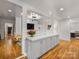 Butler Pantry featuring updated cabinetry, countertop and view to Living Room at 2912 Wheelock Rd, Charlotte, NC 28211
