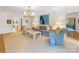 Bright and airy living room with stylish furniture and decor perfect for entertaining at 2912 Wheelock Rd, Charlotte, NC 28211