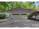 A well-maintained garage with a double-wide door and ample parking space at 2915 Cross Country Rd, Charlotte, NC 28270