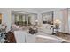 The living room is spacious with an open floor plan, hardwood floors, and great natural light at 2915 Cross Country Rd, Charlotte, NC 28270
