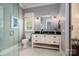 Elegant bathroom with a glass-enclosed shower, vanity, and modern fixtures at 3160 Ashwood Park Dr, Belmont, NC 28012