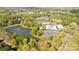 A vibrant aerial view of the community amenities and the lush greenery surrounding them at 3411 Xandra Ct, Indian Land, SC 29707