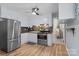 Well-equipped kitchen featuring updated appliances and abundant cabinet storage at 394 Efird St, Gastonia, NC 28054