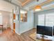 View of kitchen and dining area from bonus room at 4130 Town Center Rd, Harrisburg, NC 28075