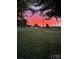 Stunning sunset over a expansive lawn, framed by trees, creating a serene and inviting view at 5373 Nc Hwy 16 N Hwy, Taylorsville, NC 28681