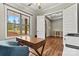 Home office with hardwood floors and natural light at 6654 Maple Spring Ct, Denver, NC 28037