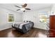 Spacious bedroom with hardwood floors and lots of natural light at 9718 Barkridge Rd, Mint Hill, NC 28227