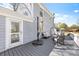 Large deck with furniture for outdoor entertaining and relaxing at 9718 Barkridge Rd, Mint Hill, NC 28227