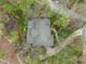 Aerial view of a single-Gathering home with a gray roof and mature landscaping surrounding the property at 104 Chalfont Ct, Salisbury, NC 28147