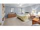 Comfortable bedroom with lamps, side tables, and a dresser at 104 Chalfont Ct, Salisbury, NC 28147