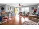 Inviting living room features hardwood floors, neutral walls, and lots of natural light at 109 Connor Ct, Kings Mountain, NC 28086