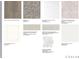 Sample of material selections featuring cabinets, flooring, countertops, and tile finishes at 1110 Sugar Creek Rd, Indian Land, SC 29707
