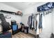 Walk-in closet with organization, featuring built-in shelving, rods, and ample storage space for clothing and accessories at 112 Whitman Ct # 275, Taylorsville, NC 28681