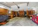 Detached two-car garage, showing workshop area and ample storage at 140 Oak Ave, Mount Holly, NC 28120
