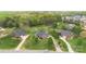 Spacious brick home with mature trees, a detached garage, and a fenced yard at 15118 Marshall Valley Ct, Mint Hill, NC 28227