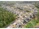 A neighborhood aerial view showing housing development at 15324 Colonial Park Dr, Huntersville, NC 28078