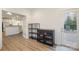 Cozy dining room with lots of light, view to kitchen, and hardwood floors at 15324 Colonial Park Dr, Huntersville, NC 28078