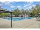 Community pool with chairs and blue sky at 15324 Colonial Park Dr, Huntersville, NC 28078