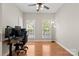 Office with two windows providing lots of natural light for working at 164 Singleton Rd, Mooresville, NC 28117