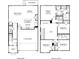 Detailed floor plan showcasing the layout of the home at 2104 Morgan Hill Dr, Albemarle, NC 28001