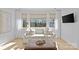 Cozy sitting area has large windows with a view and comfortable seating at 2637 Normandy Rd, Charlotte, NC 28209