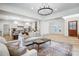 Spacious living room features an open layout, seamlessly connecting to the kitchen and dining area at 317 Boyd Rd, Clover, SC 29710