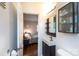 Elegant primary ensuite bathroom featuring modern fixtures, finishes and decor at 4244 Donnybrook Pl, Charlotte, NC 28205