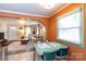 Bright and stylish dining area seamlessly connected to the cozy living room and modern kitchen at 4244 Donnybrook Pl, Charlotte, NC 28205