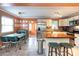 Bright, updated kitchen features a dining area, stainless appliances, and lots of storage space at 4244 Donnybrook Pl, Charlotte, NC 28205