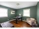 Spacious office with hardwood floors and lots of natural light at 4244 Donnybrook Pl, Charlotte, NC 28205