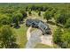 Stunning aerial view of the sprawling home and lush green landscape at 5546/5510 Hoodtown Rd, Sharon, SC 29742