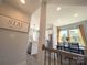View of the dining area and kitchen featuring stainless steel appliances at 648 W End Dr, Charlotte, NC 28208