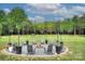 Picturesque outdoor fire pit area with seating, perfect for gatherings and enjoying serene moments at 7005 W Duncan Rd, Indian Trail, NC 28079