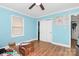 Spacious bedroom with hardwood floors, closet, and lots of light at 8301 Washington Blvd, Charlotte, NC 28262