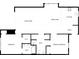 Detailed floorplan showing layout of living room, kitchen, bedrooms, and bathrooms at 8929 Meadow Vista Rd, Charlotte, NC 28213