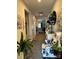 Inviting hallway with stylish decor, leading to a bright and open living space at 123 Grey Fox Ln, Mount Gilead, NC 27306