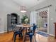 Cozy dining area with round table and four chairs, adjacent to the kitchen at 1669 Beleek Ridge Ln, Clover, SC 29710