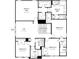 Layout of the second floor featuring Owner's suite, loft and bedrooms at 2212 Indigo Branch Rd, Indian Land, SC 29707