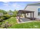 Backyard patio with gazebo on a sunny day at 4006 Fall Oak Ter, Fort Mill, SC 29707
