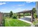 Spacious backyard patio with gazebo for entertaining guests at 4006 Fall Oak Ter, Fort Mill, SC 29707