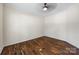Bedroom with wood floors and ceiling fan at 4006 Fall Oak Ter, Fort Mill, SC 29707