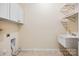 Utility sink and shelving in the laundry room at 4006 Fall Oak Ter, Fort Mill, SC 29707