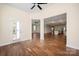 Living room flows to kitchen with island and stainless appliances at 4006 Fall Oak Ter, Fort Mill, SC 29707