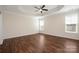Spacious main bedroom with hardwood floors, neutral paint, and plenty of natural light at 4006 Fall Oak Ter, Fort Mill, SC 29707