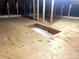 Unfinished attic showing unfinished plywood subfloor and unfinished structural beams at 406 Williamson St, Fort Mill, SC 29715