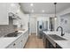 Modern kitchen with stainless steel appliances and plenty of counter space at 4120 Spring Cove Way, Belmont, NC 28012
