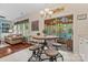 Inviting breakfast nook with views to the screened porch and access to the living area at 5225 Mcchesney Dr, Charlotte, NC 28269