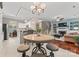 Bright, open space featuring a modern kitchen, breakfast nook, and inviting living area with a fireplace at 5225 Mcchesney Dr, Charlotte, NC 28269