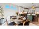 Cozy breakfast nook with natural light and a view of the modern kitchen at 6707 Baker Creek Ave, Indian Land, SC 29707